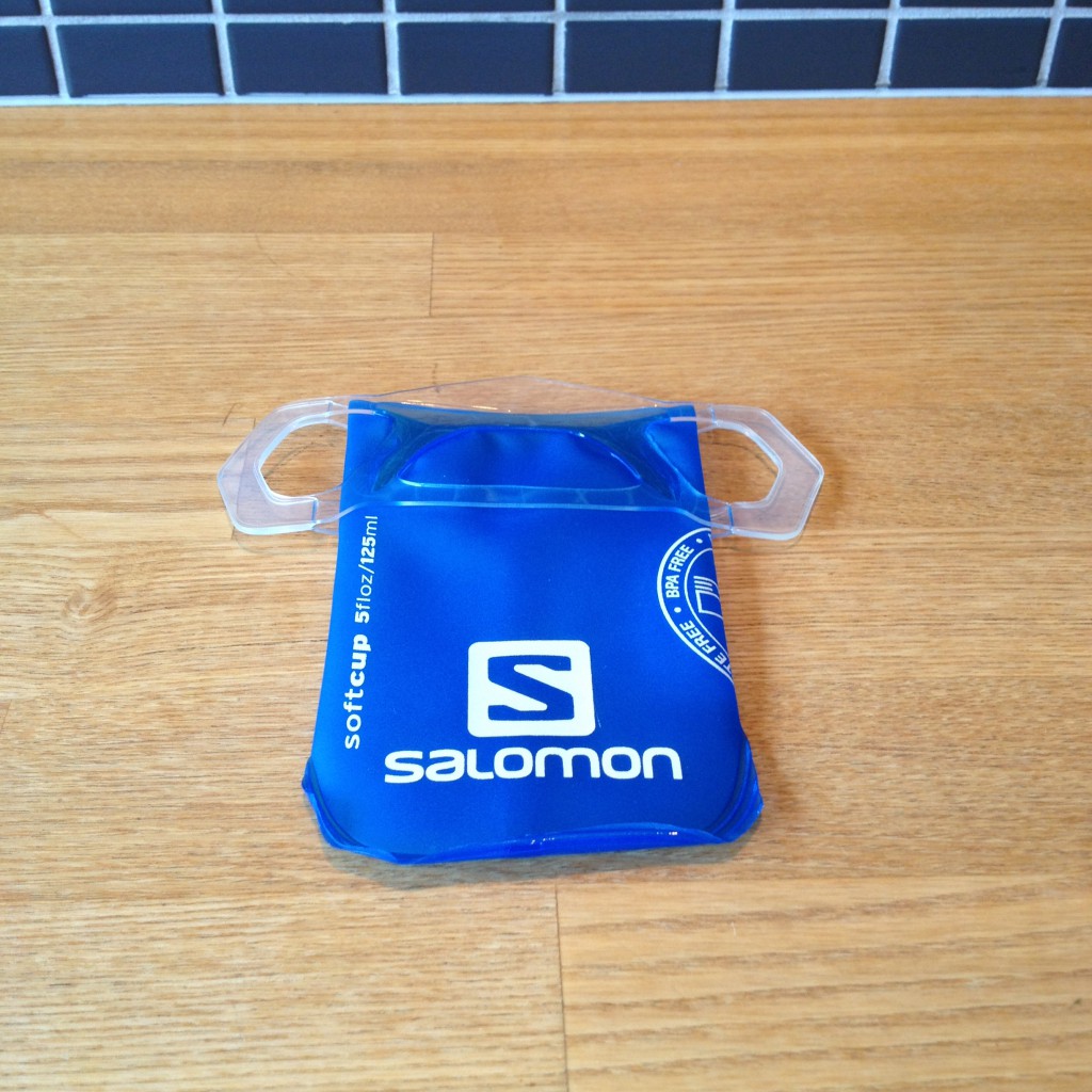 Salomon Soft Cup er desværre for lille til at kunne godkendes til brug ved UTMB.