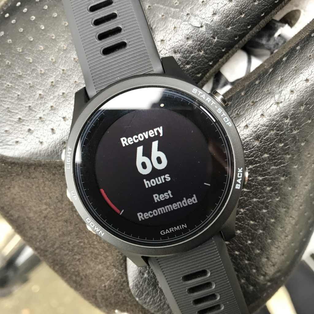 Forerunner 935XT recovery rest recommended