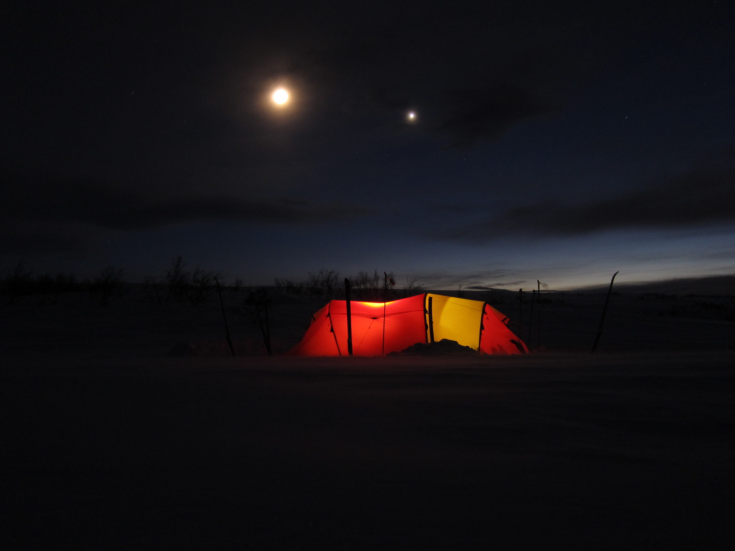 14 tips til teltning på vintertur